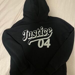 Justice Girls Hoodie size large 0148